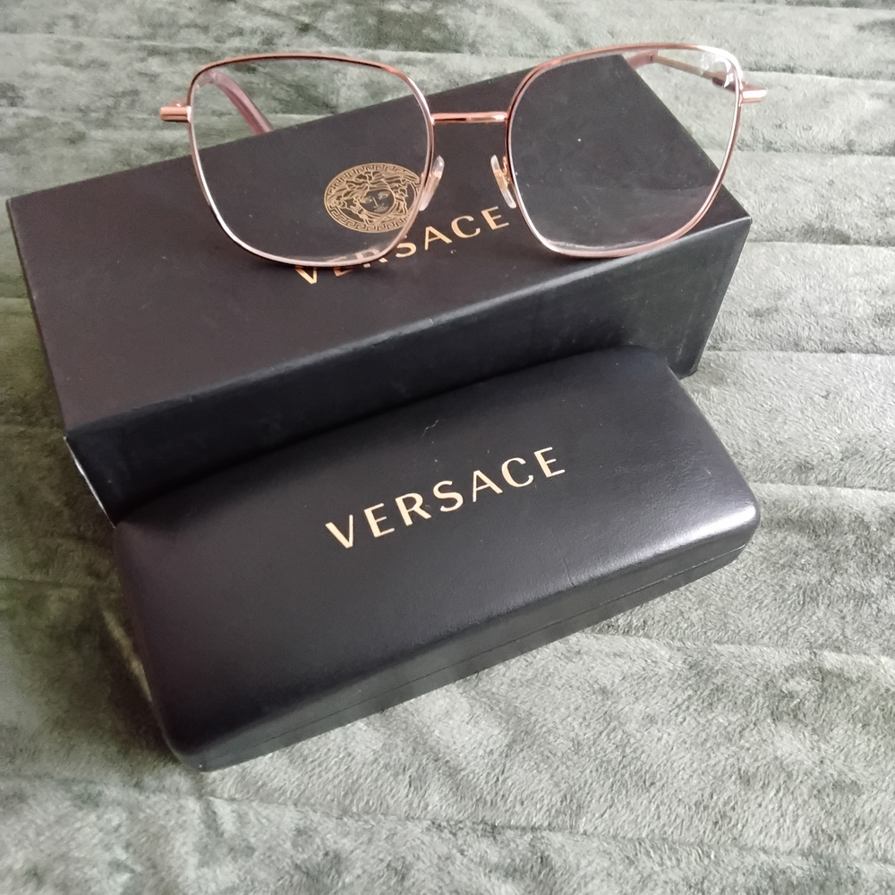 Versace Women's Rose Gold Frame For Prescription